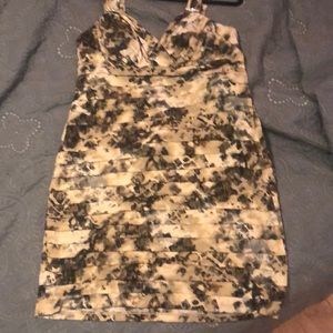 Modern Print Cocktail Dress